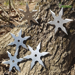 Набор шестиконечных сюрикенов (5 штук)