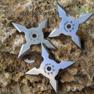 Набор четырехконечных сюрикенов (3 штуки)