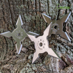 Набор четырехконечных сюрикенов (3 штуки) Набор четырехконечных сюрикенов (3 штуки)