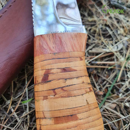 Нож охотничий, серия Hunting&Fishing 2255 (рукоять - береста, дерево)