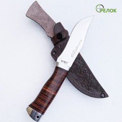 Нож охотничий Grandway 2266 LP с кожаным чехлом