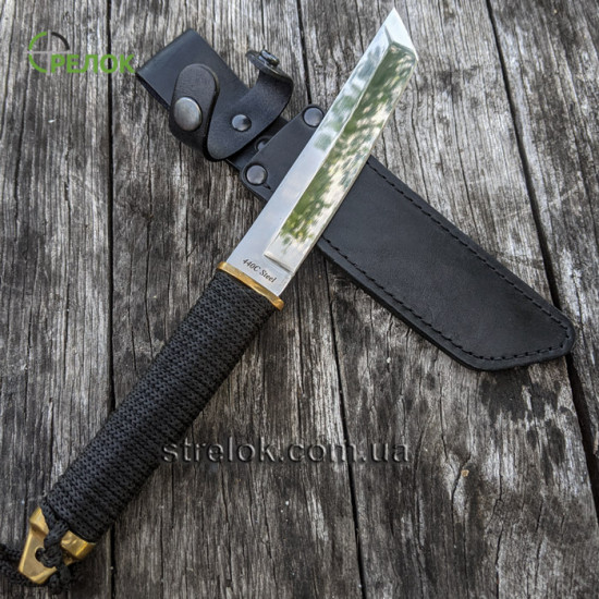 Ніж (танто) 2307 RGP з шкіряними піхвами