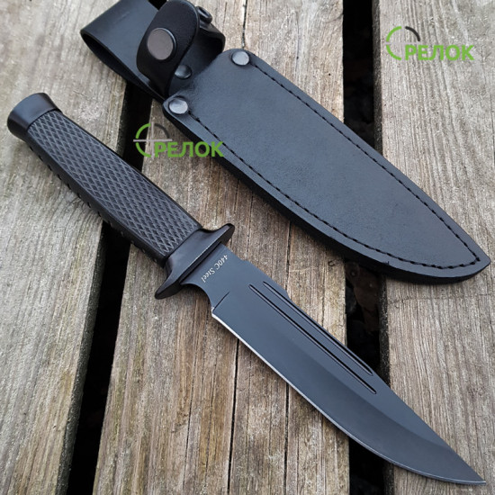 Ніж нескладний GW 2498 зі шкіряними піхвами