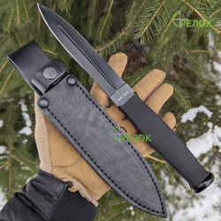 Ніж нескладний GW 2503 зі шкіряними піхвами