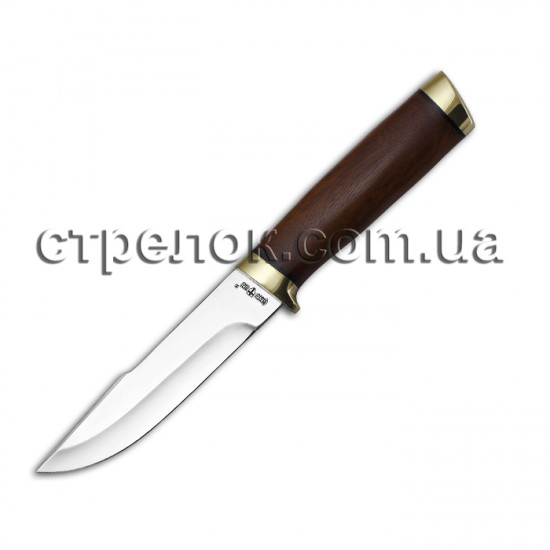 Нож нескладной GW 2579 AAWP (рукоять - дерево, латунь)