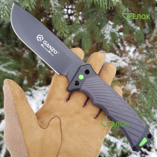 Ніж нескладний Ganzo G8012V2-GY сірий