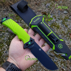 Ніж нескладний Ganzo G8012V2-LG зелений