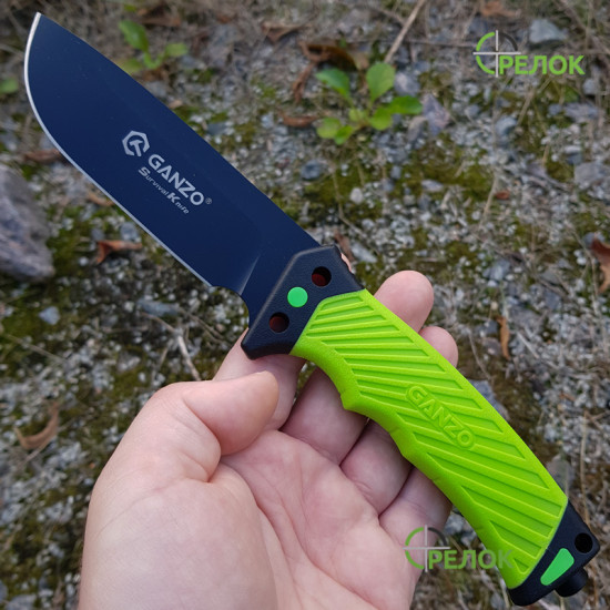 Ніж нескладний Ganzo G8012V2-LG зелений