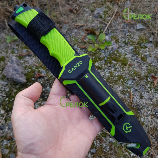 Ніж нескладний Ganzo G8012V2-LG зелений