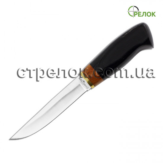 Нож нескладной GW 2104 AK (рукоять - дерево,латунь)