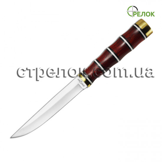 Нож нескладной GW 2179 RKP (рукоять - дерево,латунь)
