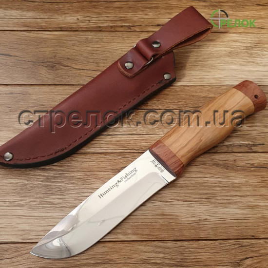 Нож охотничий, серия Hunting&Fishing 2253 (рукоять - орех)