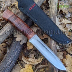 Нож охотничий, серия Hunting&Fishing 2287 кожа наборная, дерево
