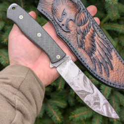 Ніж ручної роботи Eagle (сталь N690)