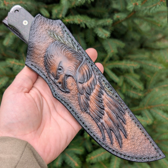 Ніж ручної роботи Eagle (сталь N690)