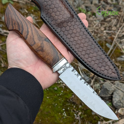 Ніж ручної роботи Хантер №398 (сталь M398 в обкладинках 95X18)