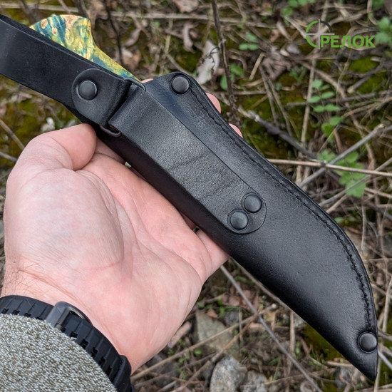 Ніж ручної роботи Chipper Steel №10