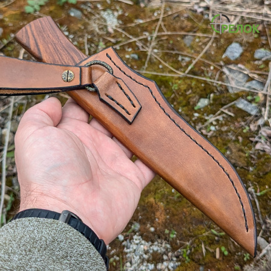 Ніж ручної роботи Хантер №407 (сталь K390 в обкладинках 95X18) Ніж ручної роботи Хантер №407 (сталь K390 в обкладинках 95X18)