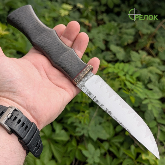 Ніж ручної роботи Хантер №440 (сталь CPM S125V в обкладинках 95X18)