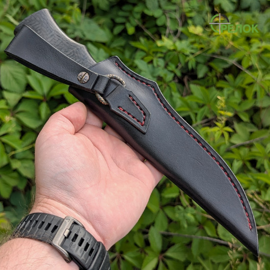 Ніж ручної роботи Хантер №440 (сталь CPM S125V в обкладинках 95X18)