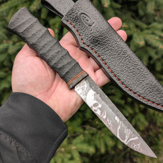 Ніж ручної роботи R Ch Knives UA №34 (cталь N690)