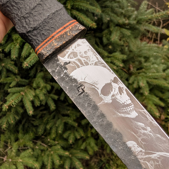 Ніж ручної роботи R Ch Knives UA №34 (cталь N690)