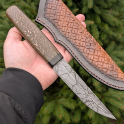 Ніж ручної роботи Мисливець №211 (сталь ЕА115М)