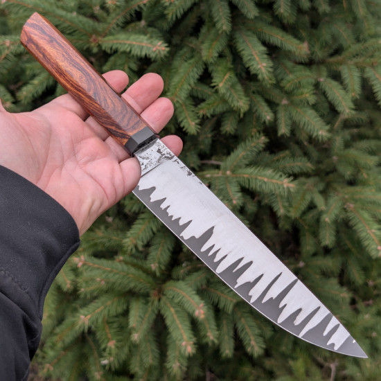 Ніж ручної роботи GRAND CHEF №2 (сталь S390 в обкладинках 95X18)