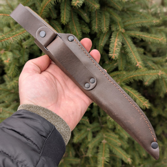 Якутський ніж ручної роботи №737 зі сталі EA115M Якутський ніж ручної роботи №737 зі сталі EA115M