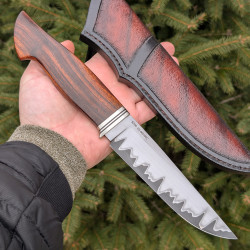 Ніж ручної роботи Хантер №470 (сталь S390 в обкладинках 95X18)