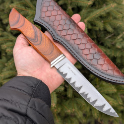 Ніж ручної роботи Хантер №474 (сталь S390 в обкладинках 95X18)