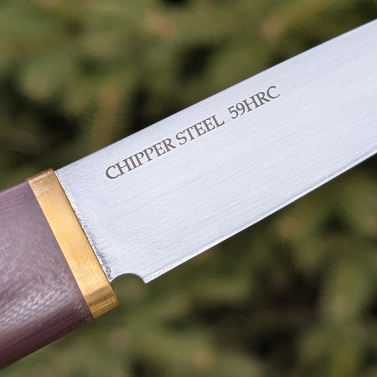 Ніж ручної роботи Chipper Steel №53 з клинком із сталі CHIPPER Ніж ручної роботи Chipper Steel №53 з клинком із сталі CHIPPER