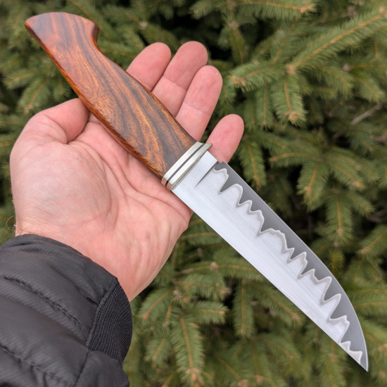 Ніж ручної роботи Хантер №475 (сталь S390 в обкладинках 95X18)