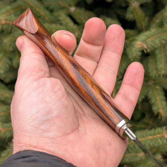 Ніж ручної роботи Хантер №475 (сталь S390 в обкладинках 95X18)