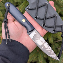 Ніж ручної роботи Smiling із серії Nomad (сталь N690)