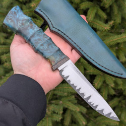 Ніж ручної роботи Хантер №488 (сталь S390 в обкладинках 95X18)
