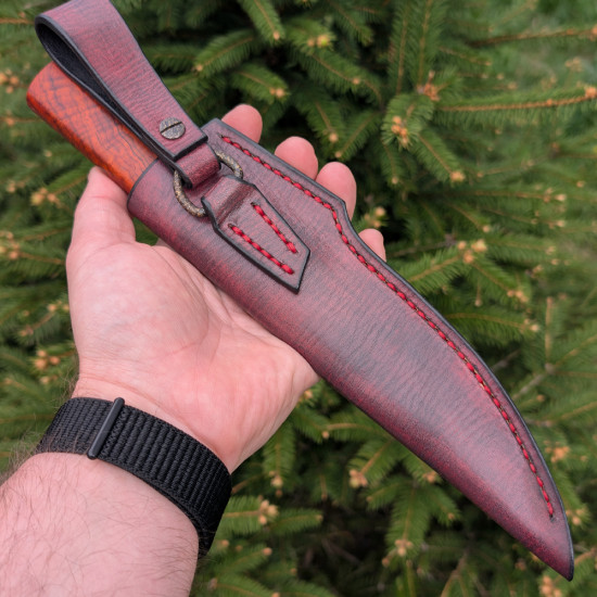 Ніж ручної роботи Якут №750 сталь N690, руків'я Cocobolo King Ніж ручної роботи Якут №750 сталь N690, руків'я Cocobolo King