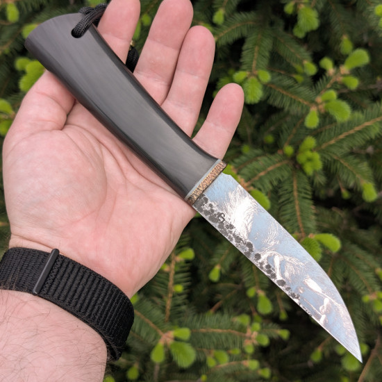Ніж ручної роботи R Ch Knives UA №41 cталь N690, buffalo horn