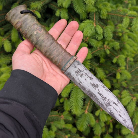 Ніж ручної роботи Якут №755 (сталь ЕА115М)