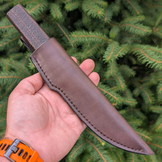 Ніж ручної роботи Якут №778 сталь N690, Macassar Ebony Ніж ручної роботи Якут №778 сталь N690, Macassar Ebony