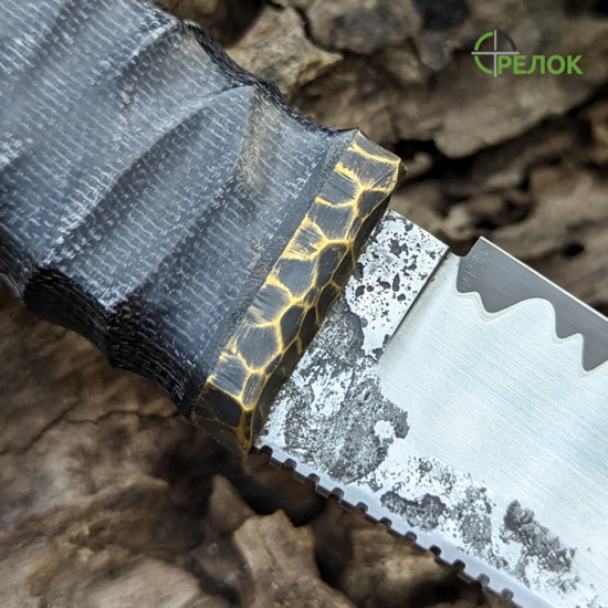 Ніж ручної роботи Хантер №121 (сталь S390 в обкладинках 95X18) Ніж ручної роботи Хантер №121 (сталь S390 в обкладинках 95X18)