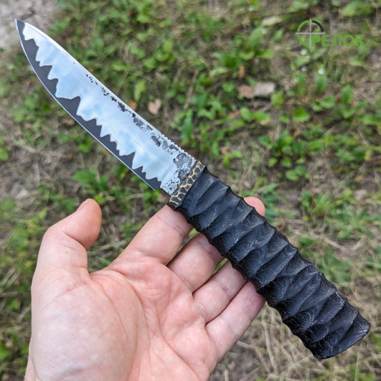 Ніж ручної роботи Хантер №121 (сталь S390 в обкладинках 95X18) Ніж ручної роботи Хантер №121 (сталь S390 в обкладинках 95X18)