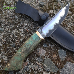 Ніж ручної роботи Хантер №14 (сталь S390 в обкладинках 95X18)