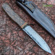 Ніж ручної роботи Хантер №193 (сталь CPM S125V в обкладинках 95X18)