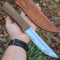 Ніж ручної роботи Хантер №321 (сталь ШХ15 в обкладинках 40X13)