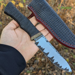 Ніж ручної роботи Хантер №326 (сталь Rex 121 в обкладинках 95X18)