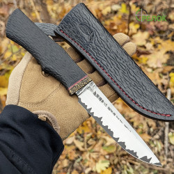 Ніж ручної роботи Хантер №331 (сталь Rex 121 в обкладинках 95X18)
