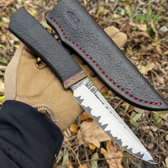 Ніж ручної роботи Хантер №332 (сталь Rex 121 в обкладинках 95X18) Ніж ручної роботи Хантер №332 (сталь Rex 121 в обкладинках 95X18)