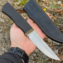 Ніж ручної роботи Хантер №350 (сталь D2 в обкладинках 40X13)