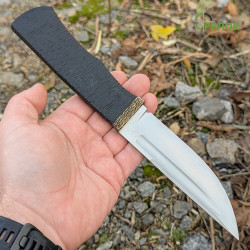 Ніж ручної роботи Хантер №350 (сталь D2 в обкладинках 40X13) Ніж ручної роботи Хантер №350 (сталь D2 в обкладинках 40X13)